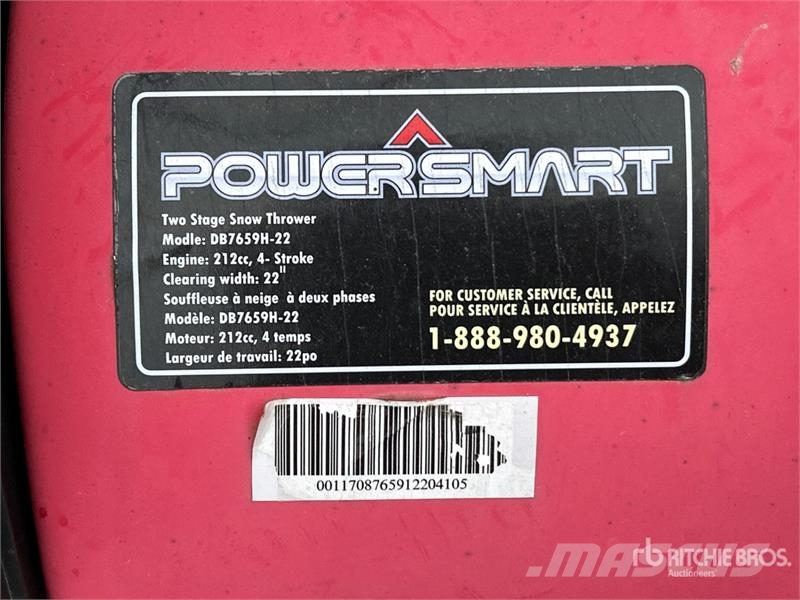 PowerSmart 22 in 2 Way Walk-Behind Snow Blower Schneefräse