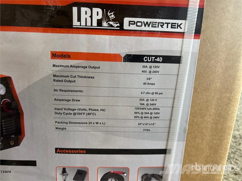 Powertek CUT-40 Plasma Cutter (Unused) ماكينات لحام