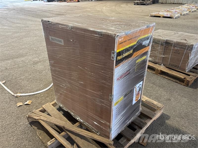Powertek MS160 Reversible Vibratory Plate Compactor (Unused دكاكات أفقية