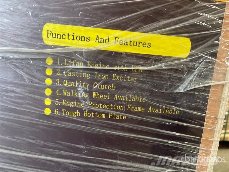 Powertek MS160 Reversible Vibratory Plate Compactor (Unused دكاكات أفقية