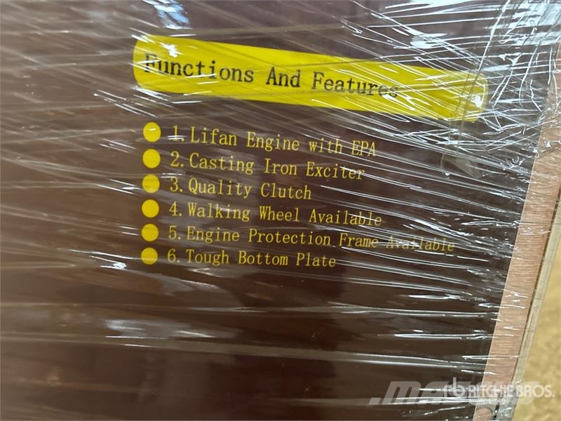 Powertek MS160 Reversible Vibratory Plate Compactor (Unused دكاكات أفقية