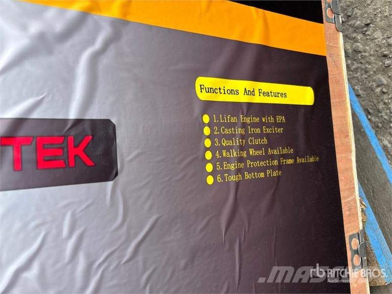 Powertek MS160 Reversible Vibratory Plate Compactor (Unused Trilmachines