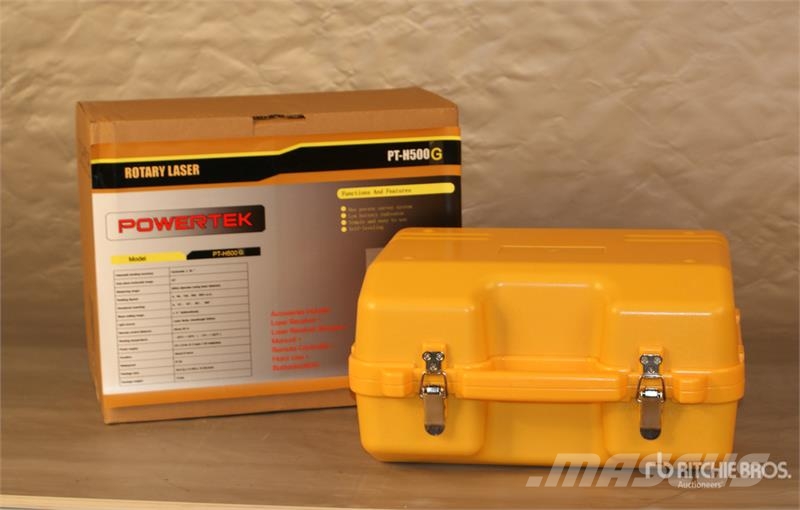 Powertek PT-H500G Rotary Green Line Laser Level (Unused) Instrumenten, meet- en automatiseringsapparatuur
