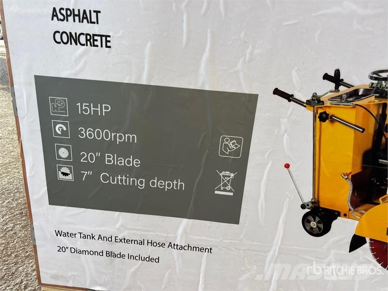 Powertek PT500 Walk-Behind Saw (Unused) Sahat