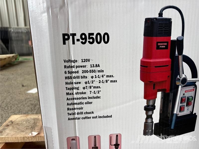 Powertek PT9500 Magnetic Drill (Unused) Otros componentes