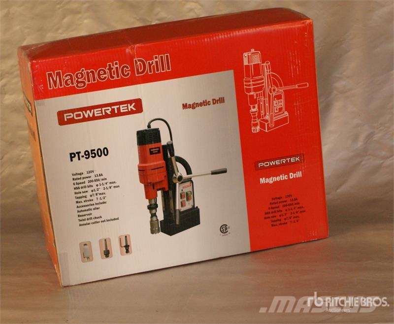 Powertek PT9500 Magnetic Drill Press (Unused) Otros componentes