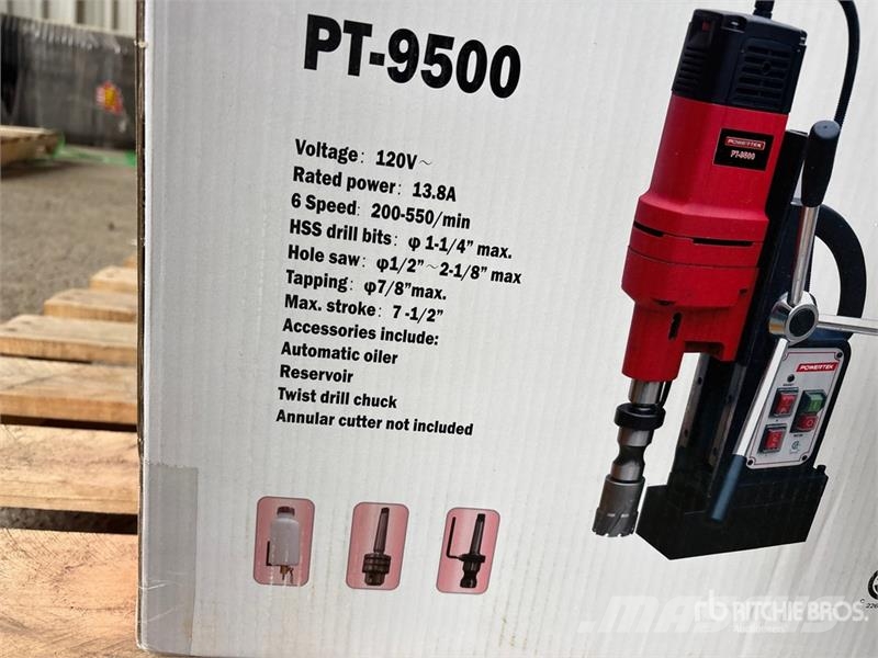 Powertek PT9500 Magnetic Drill (Unused) Otros componentes