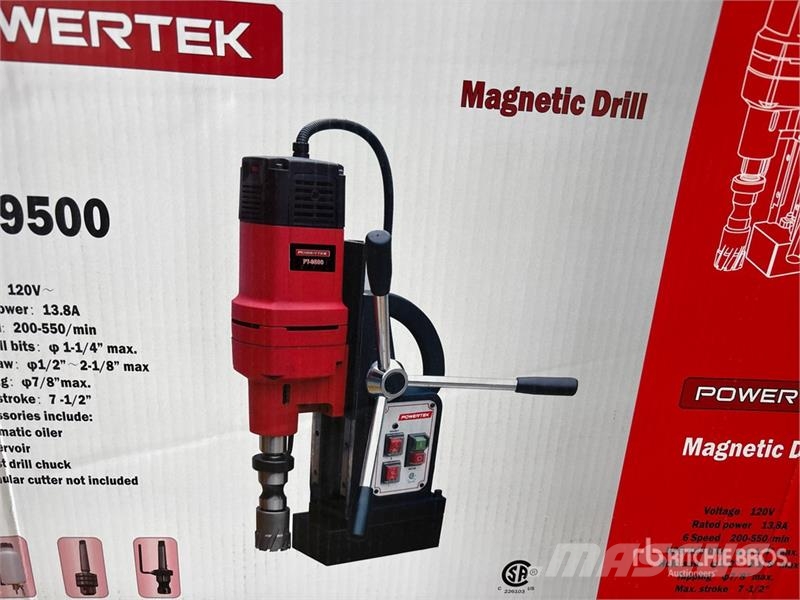 Powertek PT9500 Magnetic Drill (Unused) Otros componentes