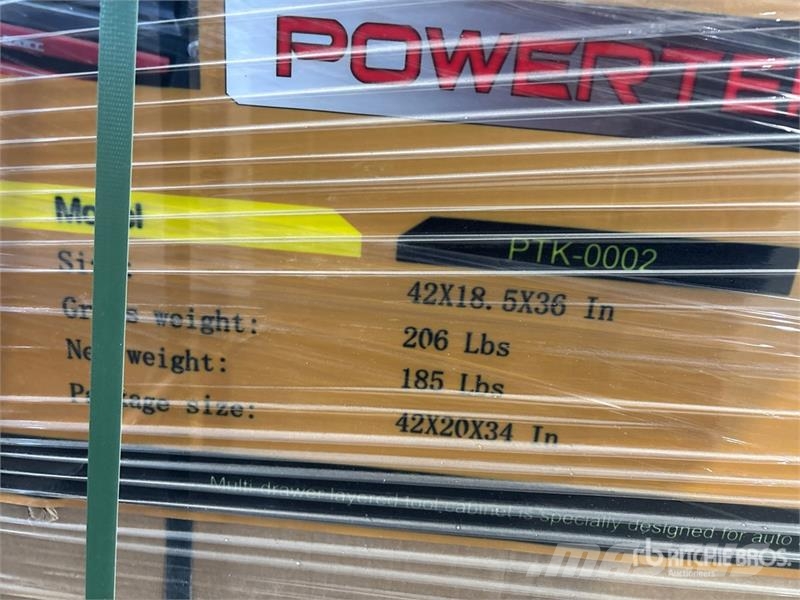 Powertek PTK-0002 42 in x 36 in Multi-Drawer Tool Box (Unus معدات البناء - غير ذلك