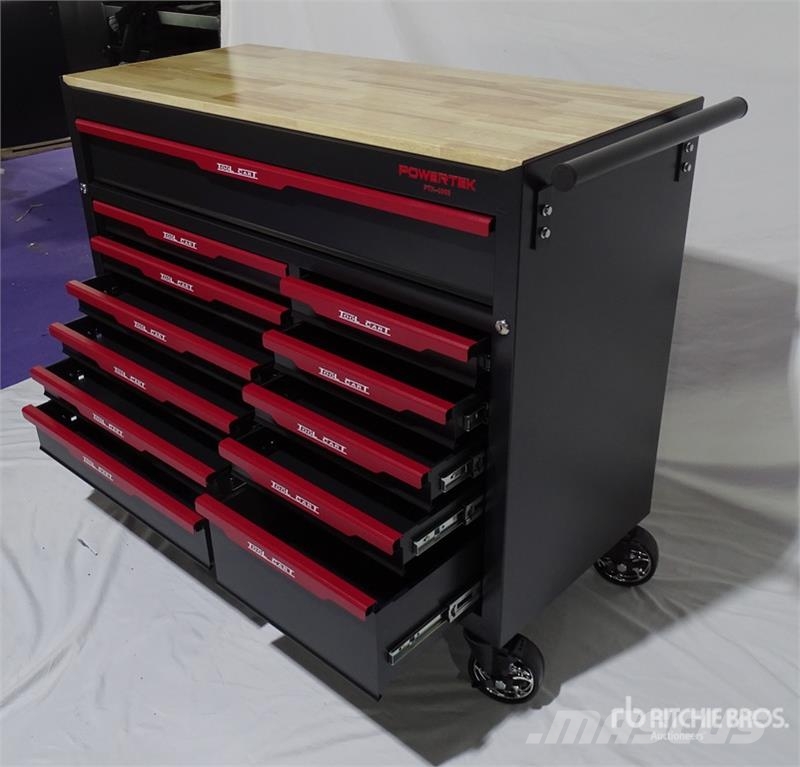 Powertek PTK-0002 Multi-Drawer Tool Box (Unused) Otros