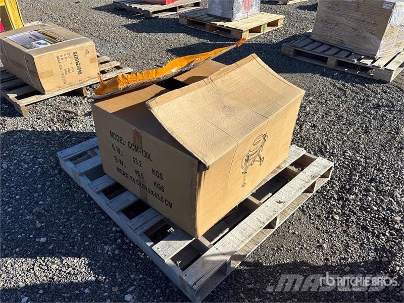 Powertek PTK-130LN Electric Portable Concrete Mixer (Unused Concrete/mortar mixers