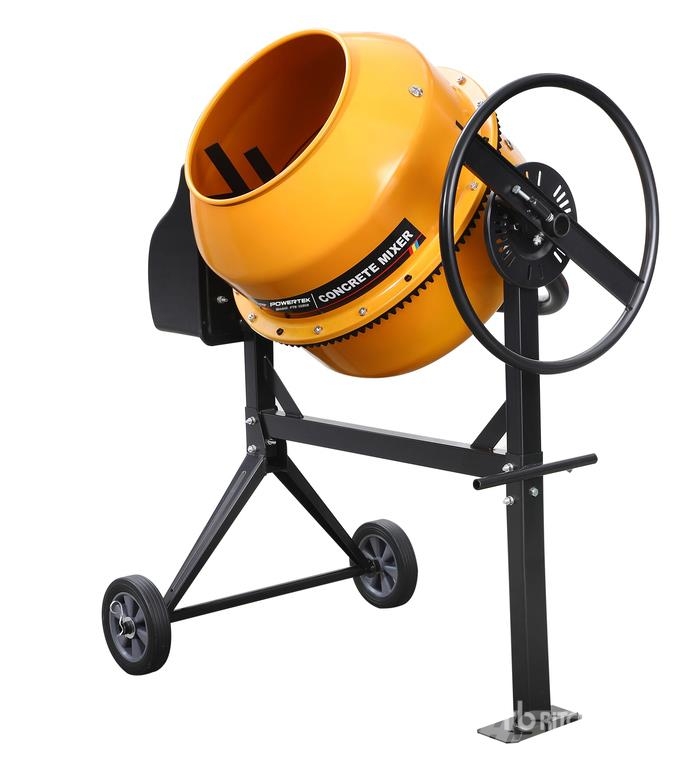 Powertek PTK-130LN Electric Portable Concrete Mixer (Unused Mezcladoras de cemento y hormigón