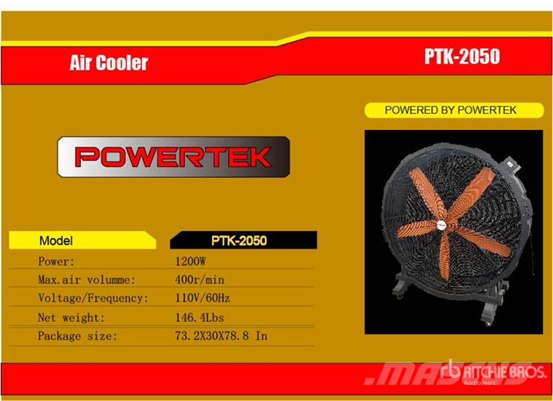 Powertek PTK-2050 Electric Air Cooler (Unused) Compressors