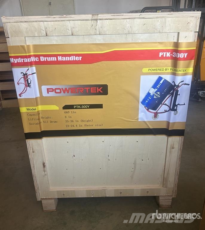 Powertek PTK-300Y Hydraulic Drum Handler (Unused) Άλλα εξαρτήματα