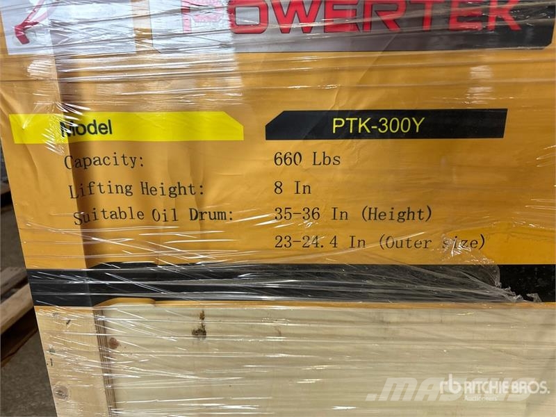 Powertek PTK-300Y Hydraulic Drum Handler (Unused) مكونات أخرى