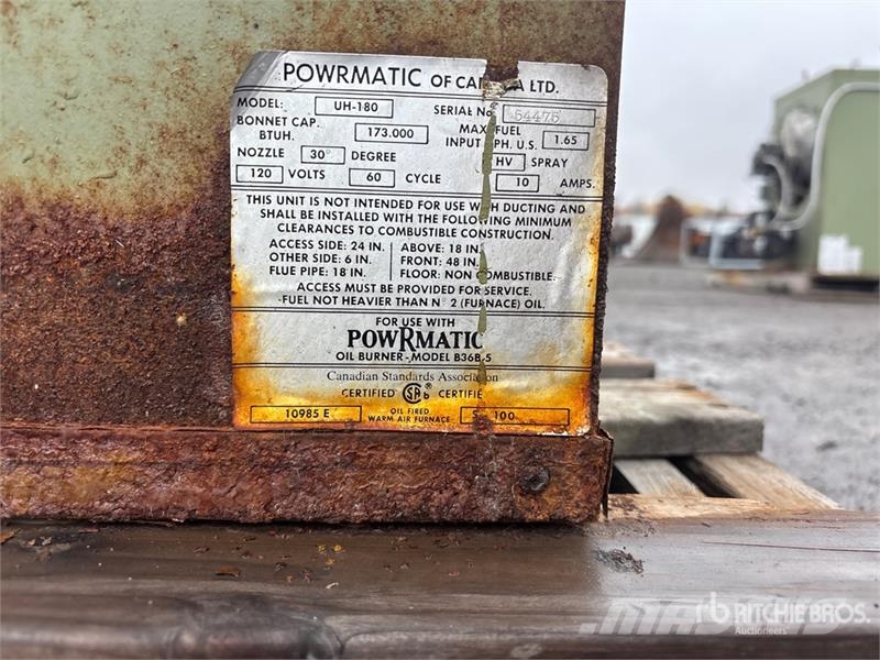Powrmatic UH-180 173000 BTU Unit Heater Poljoprivreda – ostalo