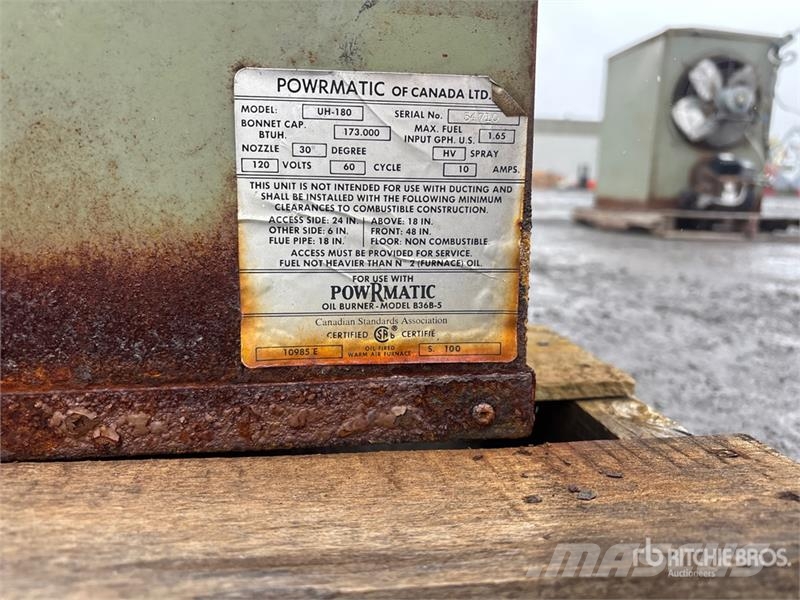 Powrmatic UH-180 173000 BTU Unit Heater ماكينات زراعية - غير ذلك