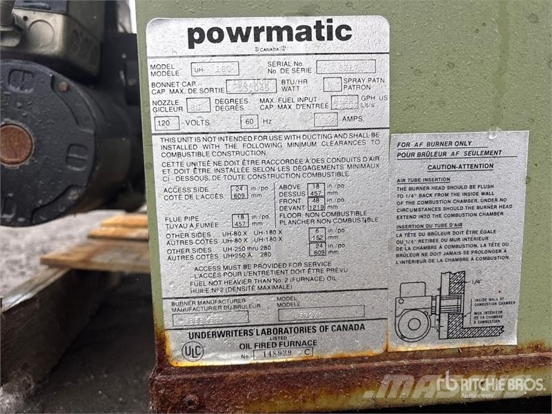 Powrmatic UH-180 181000 BTU Unit Heater Poljoprivreda – ostalo