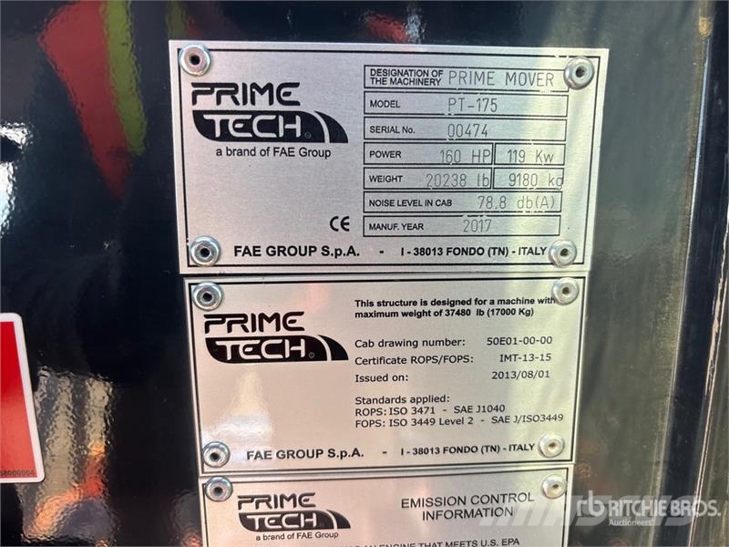 Prime Tech PT-175 Tracked Mulcher Tractor Metsä murskaimet