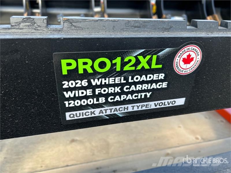 Pro12XL 96 in Q/C 12000 lb Wheel Loader Forks - Fi Garfos