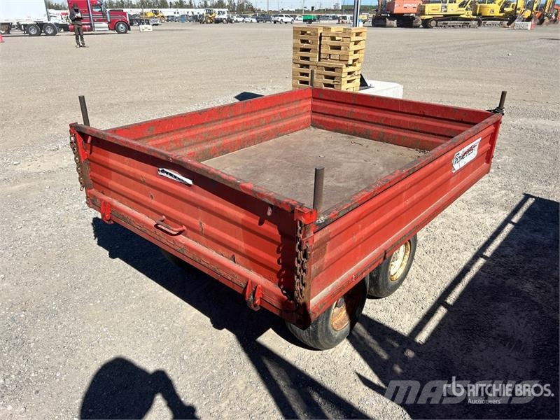  Pronovost P-503 5 ft 9 in T/A Hydraulic Dump Utili Remorque benne
