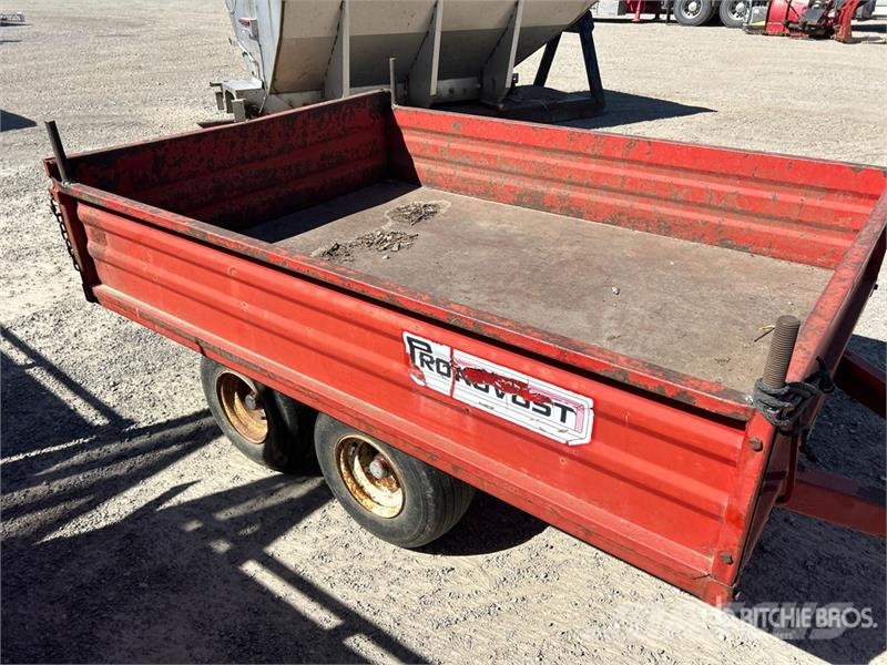  Pronovost P-503 5 ft 9 in T/A Hydraulic Dump Utili Remorque benne
