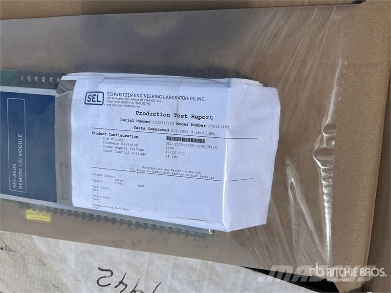  Quantity of (1) Schweitzer SEL-3350 Real Time Auto Drugi deli