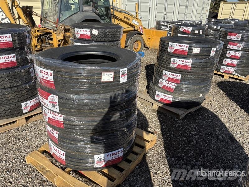 Quantity of (10) 11R22.5 Tires (Unused) الإطارات والعجلات والحافات