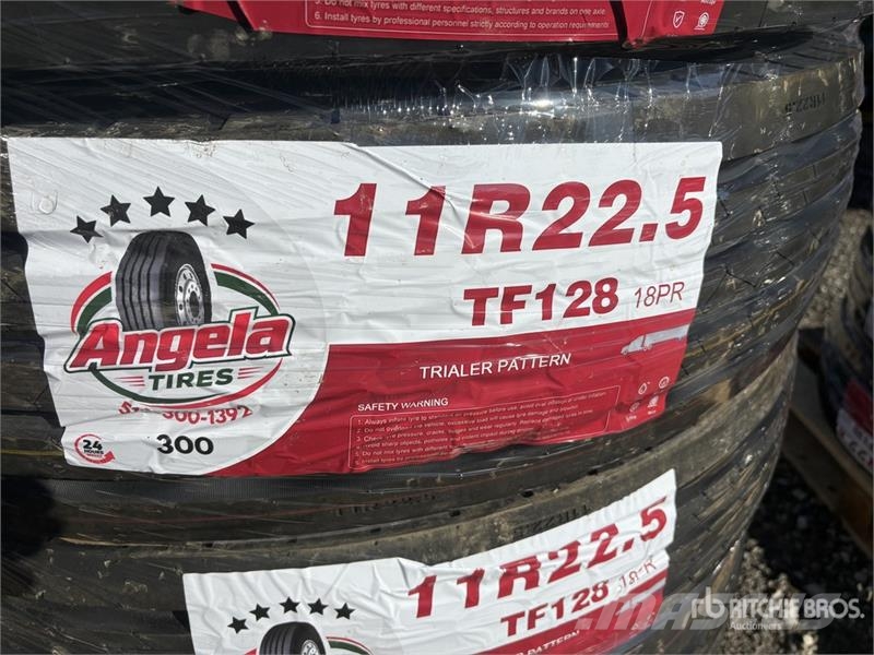 Quantity of (10) 11R22.5 Tires الإطارات والعجلات والحافات