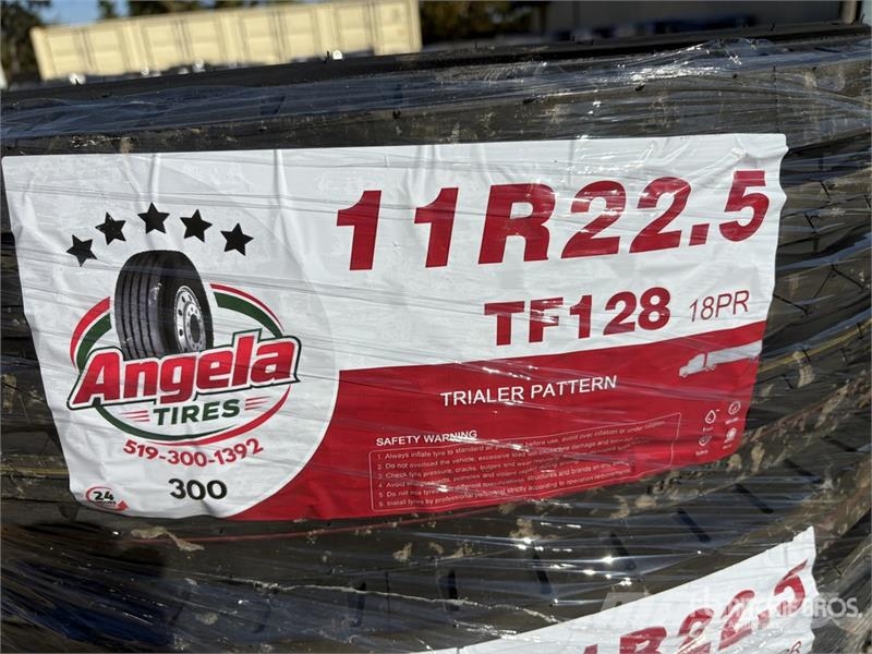 Quantity of (10) 11R22.5 Tires الإطارات والعجلات والحافات