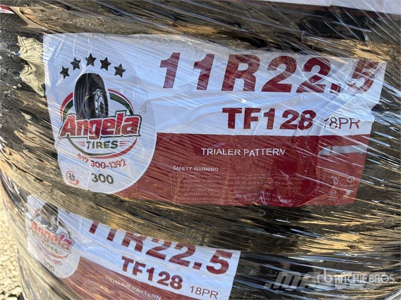 Quantity of (10) 11R22.5 Tires (Unused) الإطارات والعجلات والحافات