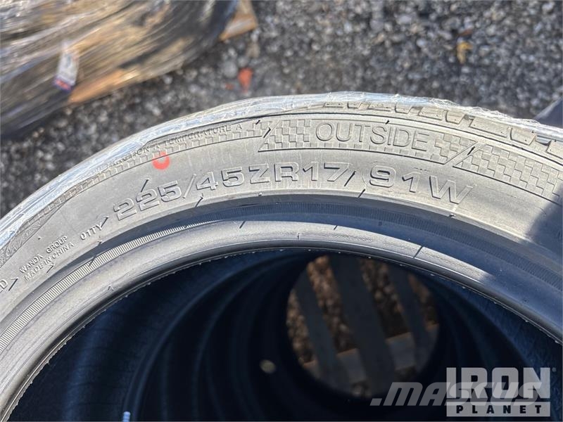 Quantity of (10) 225-45ZR-17 Tires (Unused) Gume, točkovi i felne