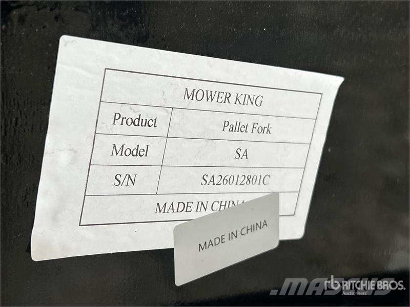 Quantity of (10) Mower King SA 48 in Skid Steer F Građevinarske viljuške