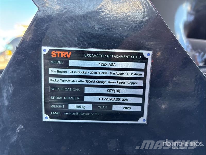 Quantity of (10) STARVOX 12EX-ASA Mini Excavator Other components