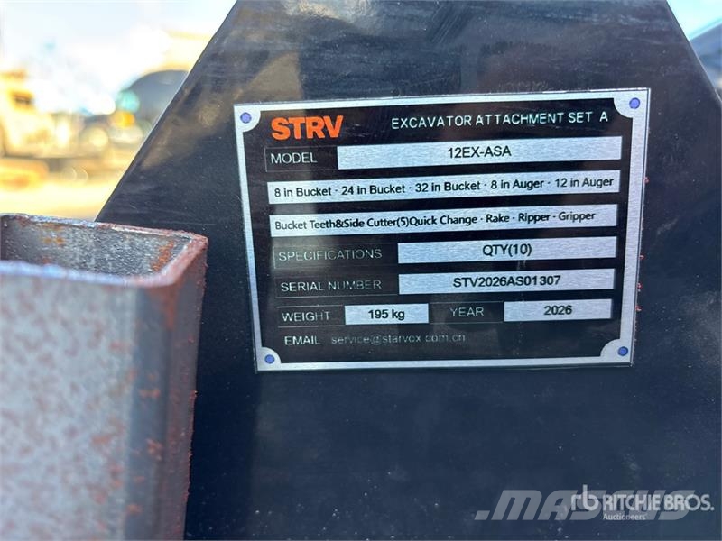 Quantity of (10) STARVOX 12EX-ASA Mini Excavator Other components