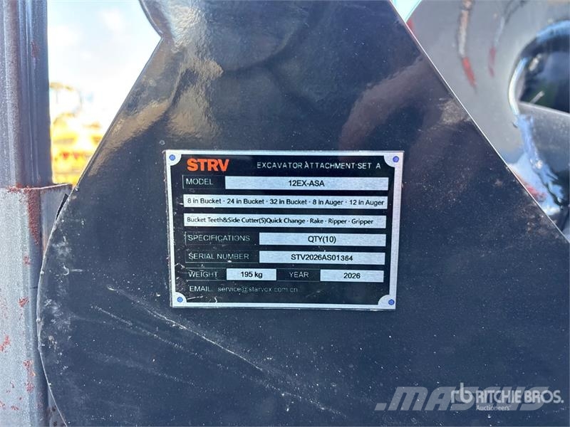 Quantity of (10) STARVOX 12EX-ASA Mini Excavator Other components