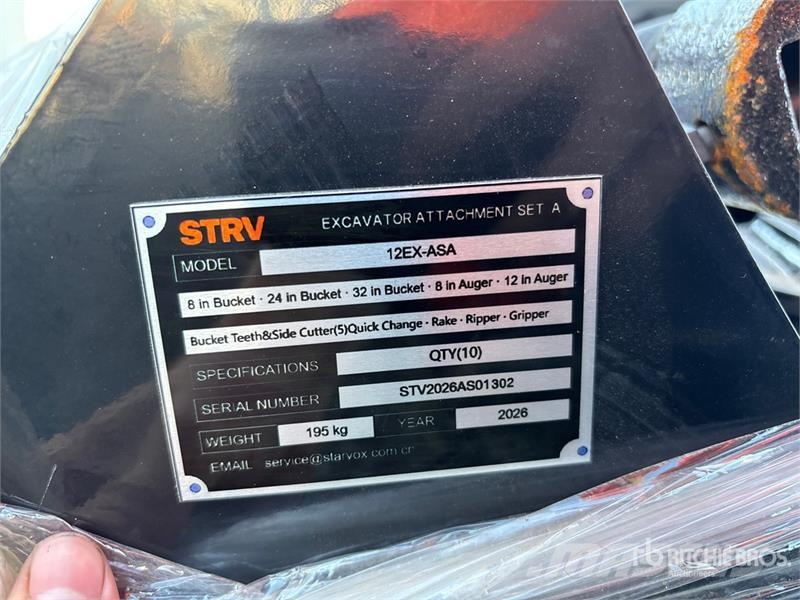 Quantity of (10) STARVOX 12EX-ASA Mini Excavator Other components