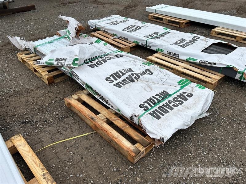  Quantity of (100) 10 ft White Steel Siding / Roofi Other