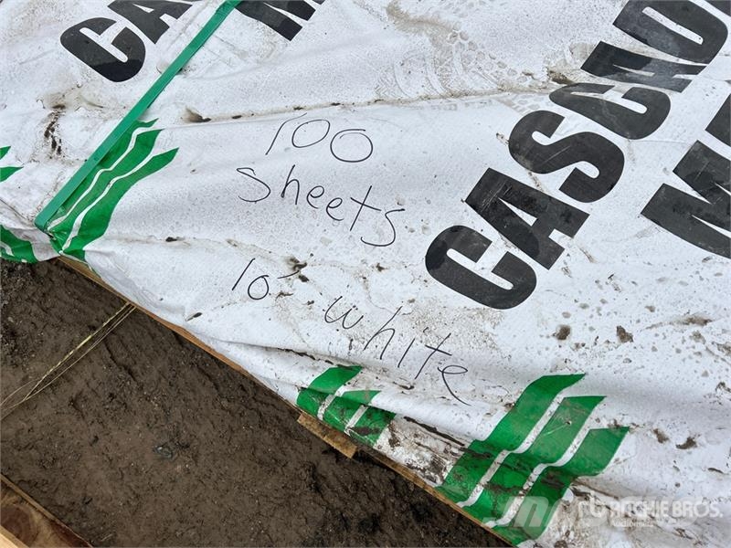  Quantity of (100) 10 ft White Steel Siding / Roofi Other