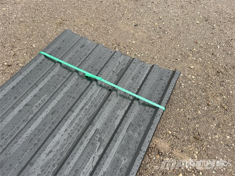  Quantity of (100) 16 ft Black Steel Siding / Roofi Other