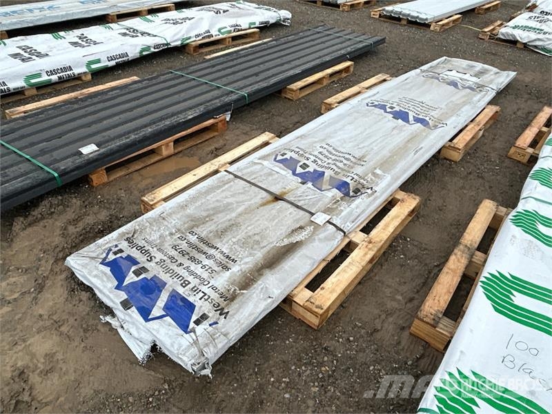  Quantity of (100) 16 ft White Steel Siding / Roofi Other