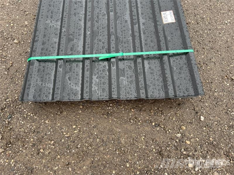  Quantity of (100) 16 ft Black Steel Siding / Roofi Other