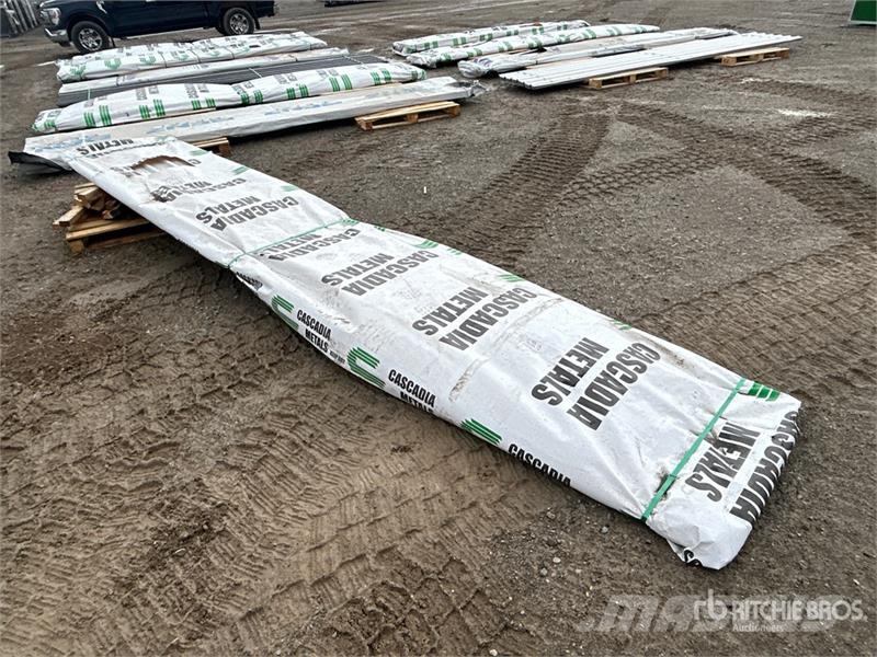  Quantity of (100) 16 ft Black Steel Siding / Roofi Other