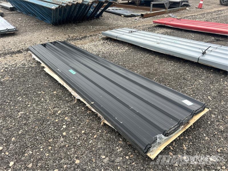 Quantity of (100) 3 ft x 12 ft Sheets Black Steel Winches, hoists and material lifts