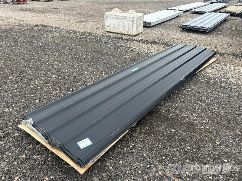 Quantity of (100) 3 ft x 12 ft Sheets Black Steel Winches, hoists and material lifts