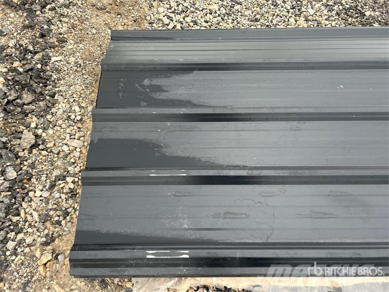 Quantity of (100) 3 ft x 12 ft Sheets Black Steel Winches, hoists and material lifts