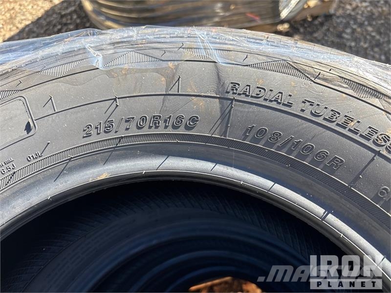  Quantity of (11) 215-70R-16C Tires (Unused) 轮胎、车轮、轮圈
