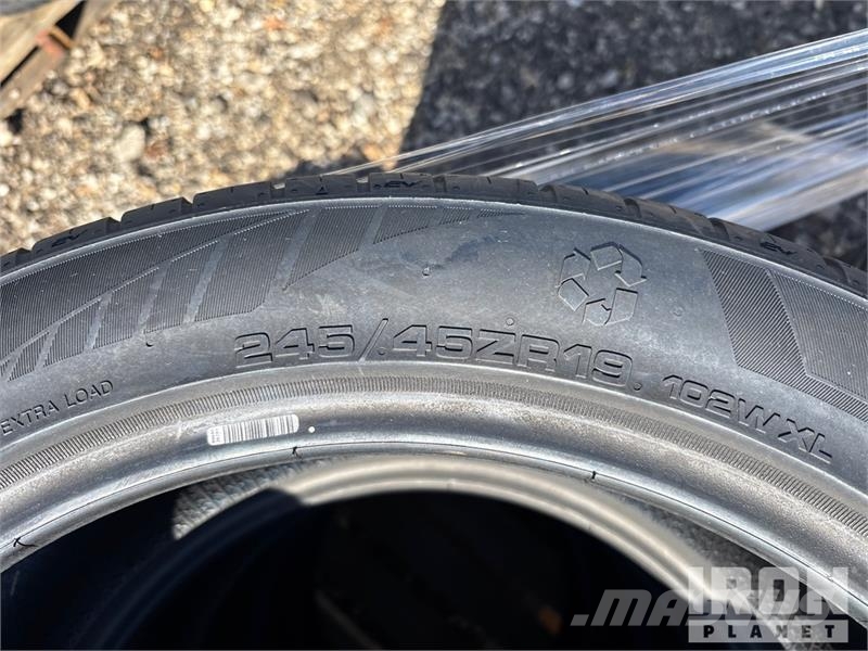 Quantity of (12) 245-45ZR-19 Tires (Unused) Gume, točkovi i felne