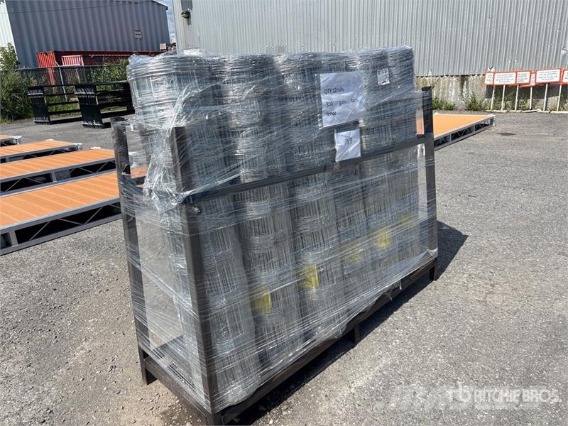Quantity of (12) BYT FFC762 330 ft x 4 ft Galvani Zäune und Zubehör