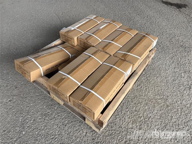Quantity of (12) BYT SS27 3/4 in 27Pc Socket Set Drugi deli